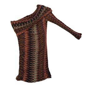 Cheryl Creations Multicolor Patterned One Shoulder Bodycon Dress